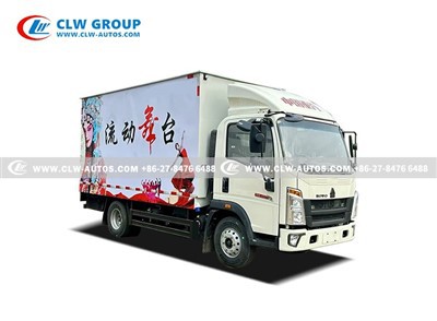 4.2m HOWO Mobile LED Stage Truck