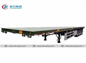 4/5 Axle 60Tons 80Tons Flatbed Semi Trailer