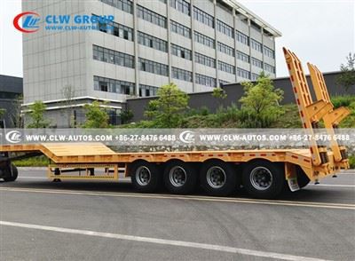 4 Axle 80T Low Loader Trailer