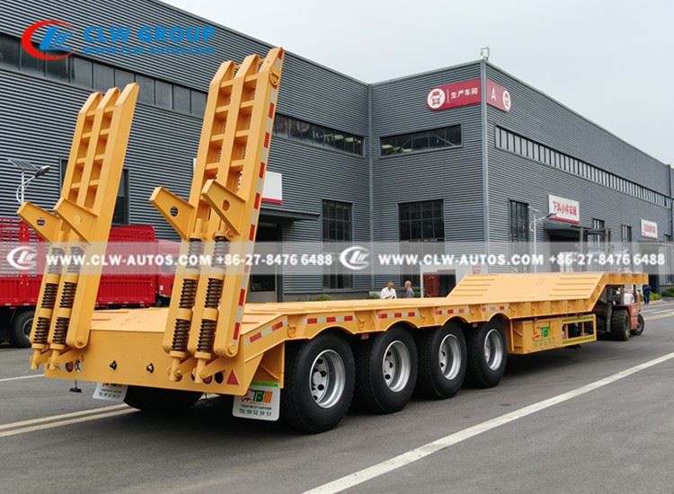 4 Axle 80T Low Loader Trailer