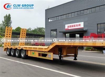 4 Axle 80T Low Loader Trailer