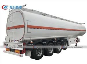 4 Axle 45000L Fuel Tank Trailer With Liftable Axle