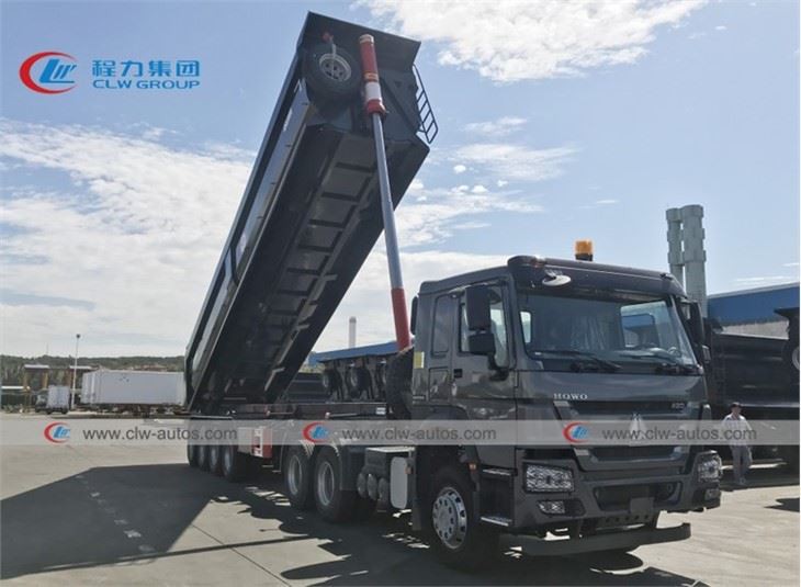 4 Axle 50T U-Shape Tipper Dump Semi-Trailer