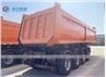 4 Axle 60Tons Dump Tipper Truck Trailer With Front Axle Liftable