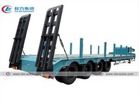 4 Axle 60Tons Lowbed Low Loader Semi Trailer