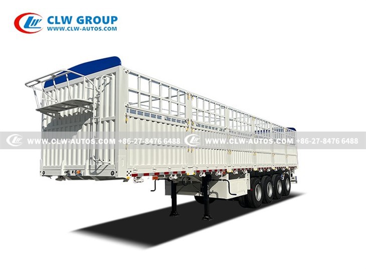 4 Axle 80 Tons Fence Warehouse Trailer