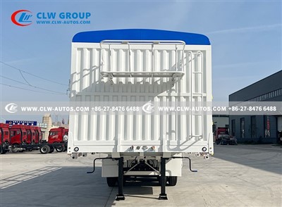 4 Axle 80 Tons Fence Warehouse Dropside Semi Trailer
