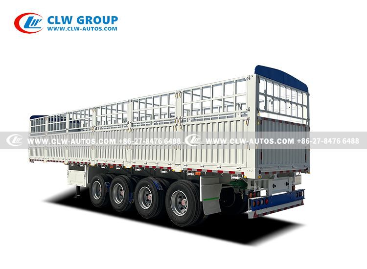 4 Axle 80 Tons Fence Warehouse Trailer