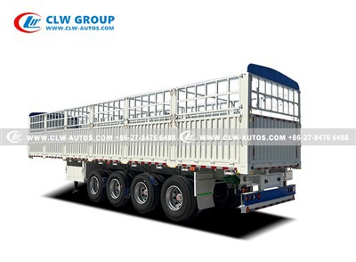 4 Axle 80 Tons Fence Warehouse Trailer