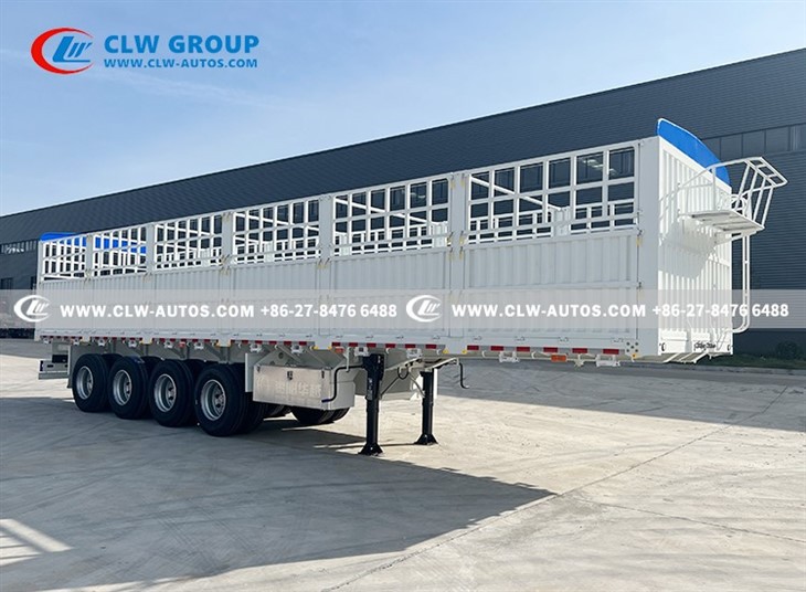 4 Axle 80 Tons Fence Warehouse Trailer