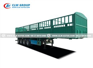 4 Axle 80Tons Fence Stake Side Wall Semitrailer