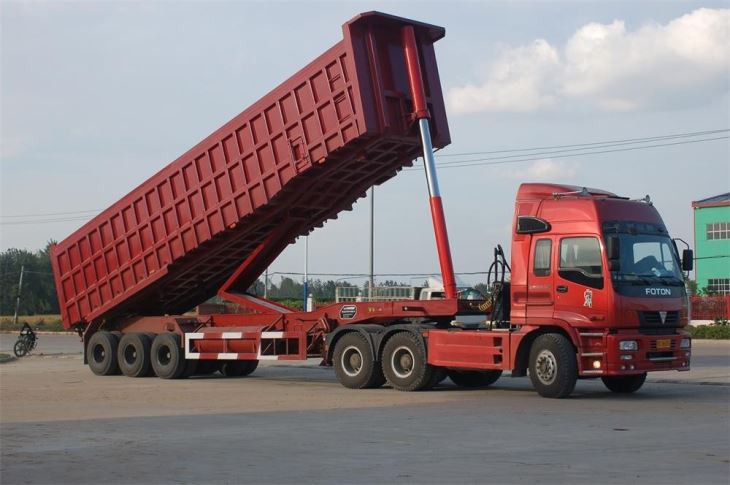 4 Axles Dump Semi Trailer