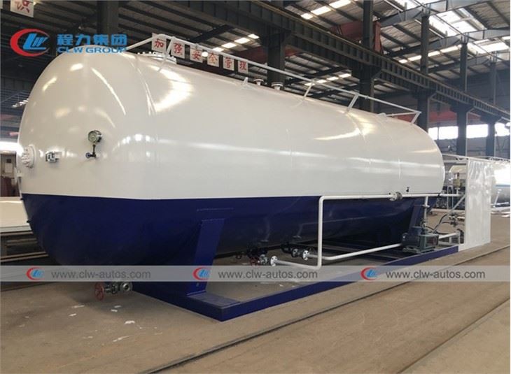 40000L 20Tons LPG Tanker Skid Station For Cooking Gas