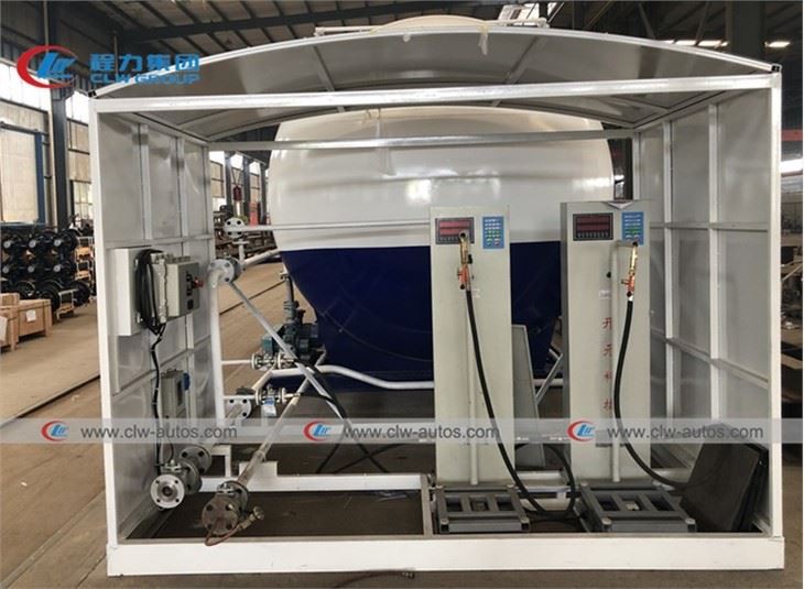 40000L 20Tons LPG Tanker Skid Station For Cooking Gas