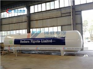 40cbm LPG Storage Tank 20Tons Propane Gas Tanker