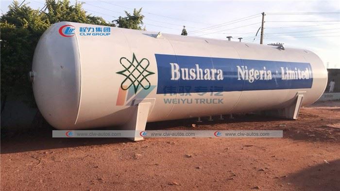 40cbm LPG Storage Tank 20Tons Propane Gas Tanker