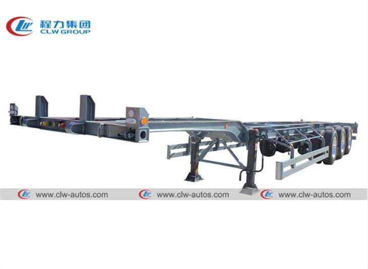 40FT 45T Container Flatbed Skeleton Trailer