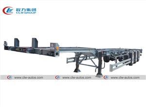 40FT 45T Container Flatbed Skeleton Trailer