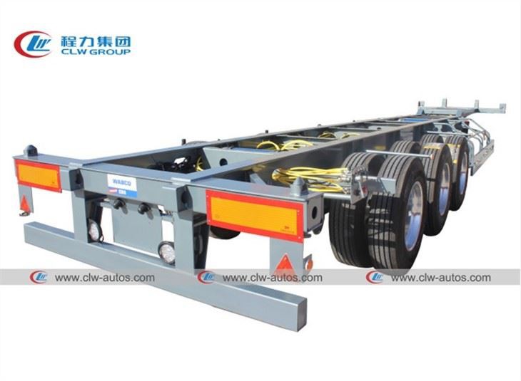 40FT 45T Container Flatbed Skeleton Trailer