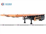 40FT 50Tons Container Loading Flatbed Trailer