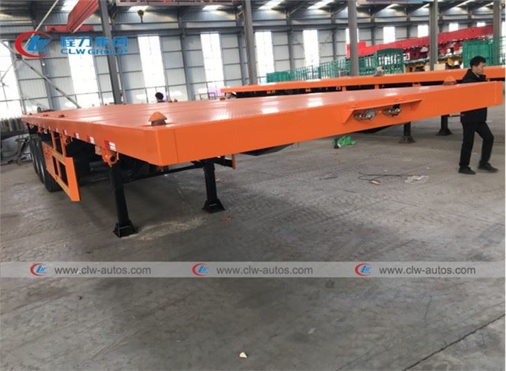 40FT 50Tons Container Loading Flatbed Trailer