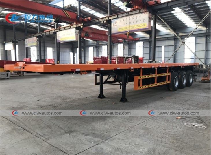 40FT 50Tons Container Loading Flatbed Trailer
