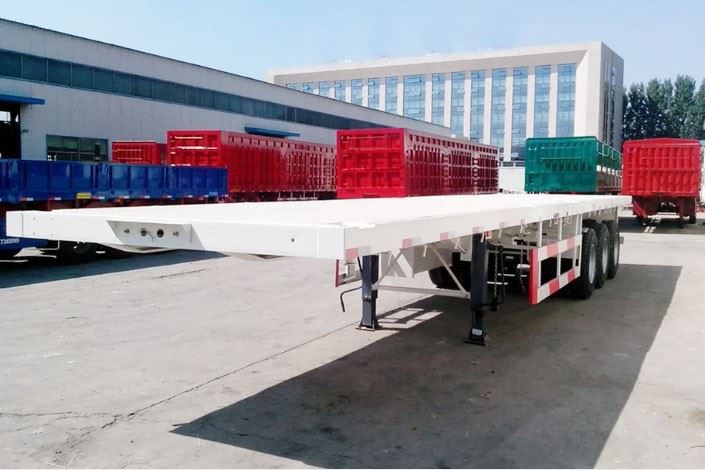 40MT Flatbed Semi Trailer
