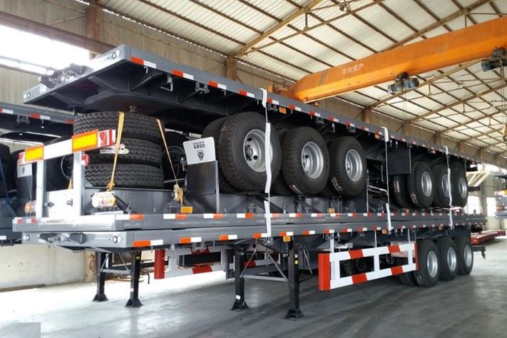 40MT Flatbed Semi Trailer