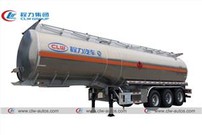 42000Liters Aluminum Alloy Oil Tanker Semi Trailer