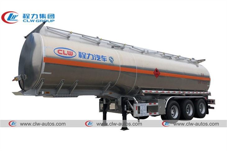 42000Liters Aluminum Alloy Oil Tanker Semi Trailer