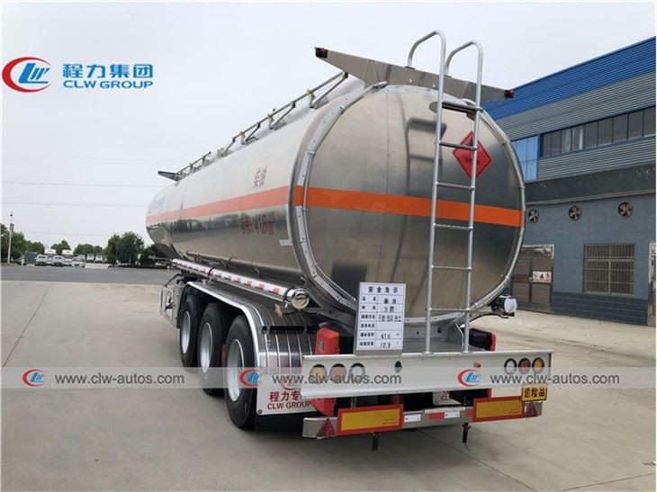 42000Liters Aluminum Alloy Oil Tanker Semi Trailer