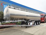 43000Liters Aluminum Alloy Edible Oil Tanker Trailer