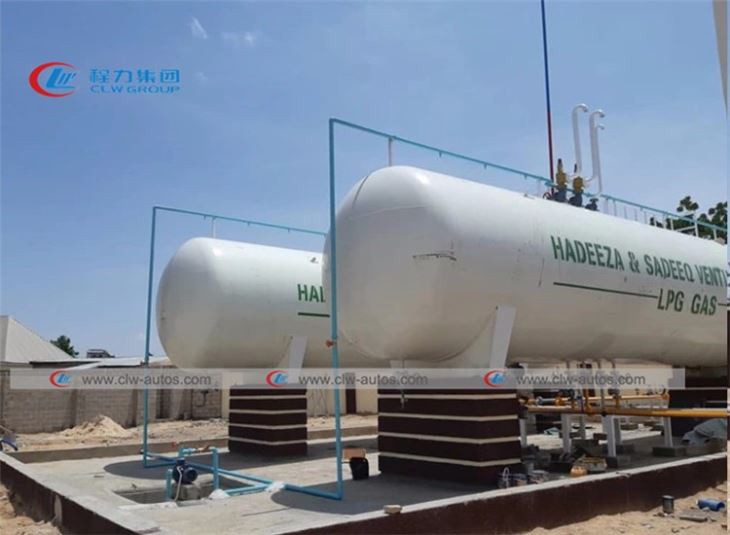 30tons LPG Storage Tank For Cylinder Filling Gas Station