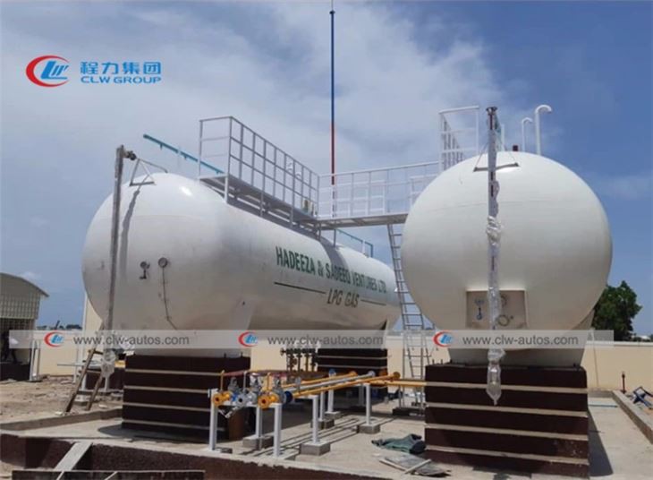 30tons LPG Storage Tank For Cylinder Filling Gas Station