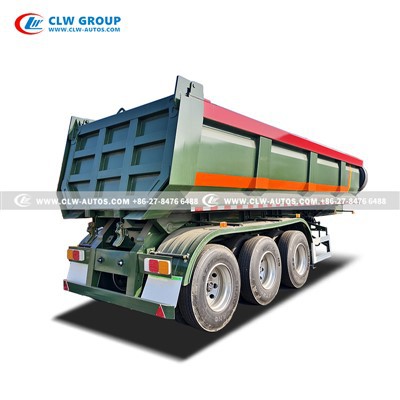 45 Ton 3-Axle Rear-Tipping Semi-Trailer