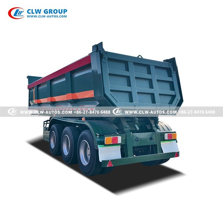 45 Ton 3-Axle Rear-Tipping Semi-Trailer