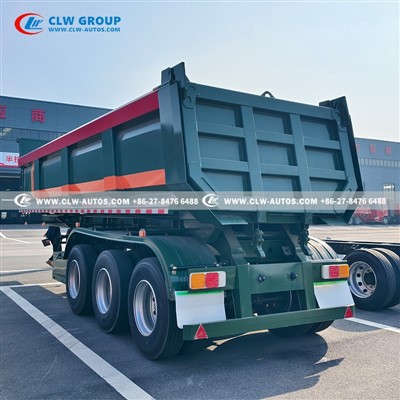 45 Ton 3-Axle Rear-Tipping Semi-Trailer manufacturers