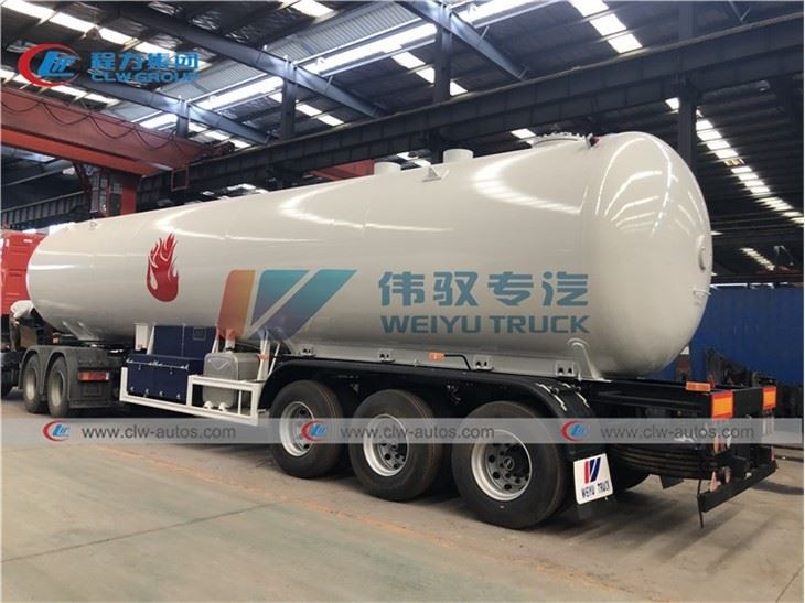 49600L 25MT Propane Gas Tanker Trailer