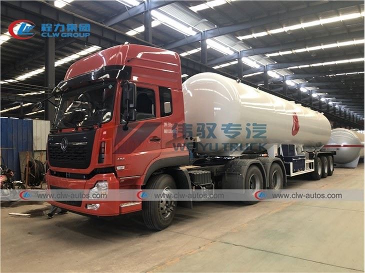 49600L 25MT Propane Gas Tanker Trailer