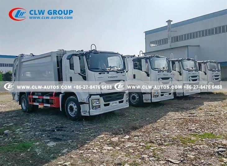 ISUZU GIGA 14cbm Garbage Compactor Truck For Russia