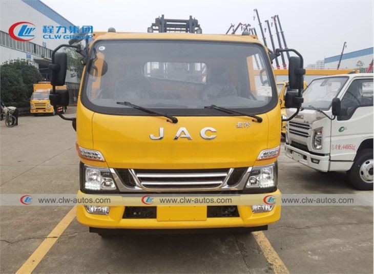 4Tons Full Landing Car Carrier Flatbed Tow Wrecker Truck