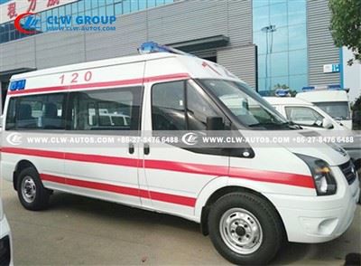 Ford ambulance with 2.2L displacement