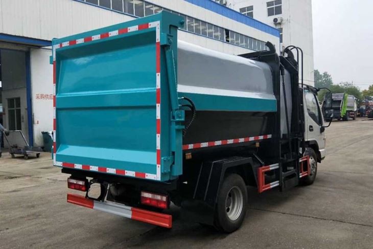 4x2 Side Loading Garbage Truck