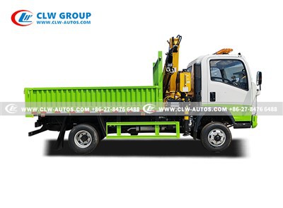 4X4 3.2tons Folding Crane Truck