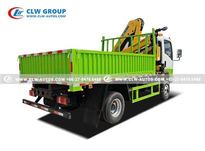 4X4 3.2tons Folding Crane Truck