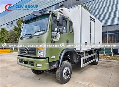 4X4 Rhd Cargo Van Freezer Refrigerator Truck for Fresh Produce Transport