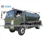 4X4 8Tons Vacuum Septic Tanker Truck Sinotruk