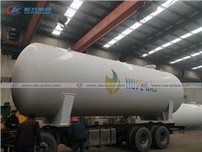 50,000 Liters 25 Tons LPG Storage Tanker Liquid Propane Gas Station Tank