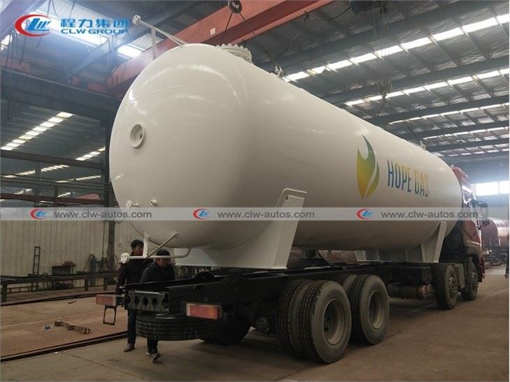 50,000 Liters 25 Tons LPG Storage Tanker Liquid Propane Gas Station Tank