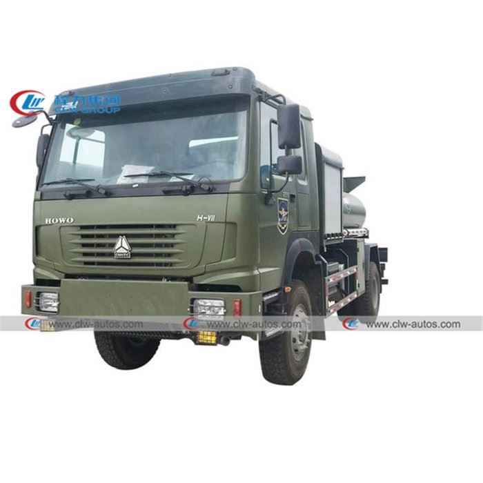 10000 Liter HOWO 4x4 Off Road AWD Aviation Refueler Truck